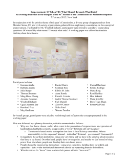 Empowerment: Of Whom? By What Means? Towards What Ends