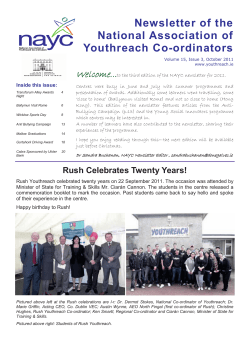 NAYC Newsletter Oct 11