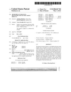 Mesh implant for use in reconstruction of soft tissue defects