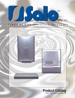 Product Catalog - Salo Manufacturing