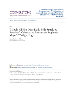 I Could Kill You Quite Easily, Bella, Simply by Accident