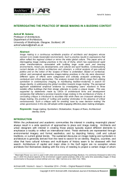 Salama-IJAR2014-image-making-in-a-budding-context