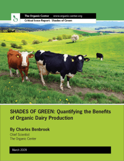 SHADES OF GREEN - The Organic Center