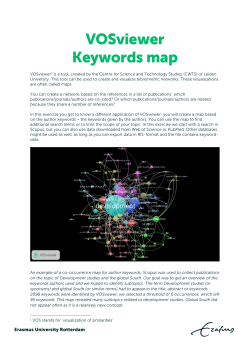 Manual `VOSviewer Keywords map`
