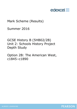 Mark Scheme - Edexcel