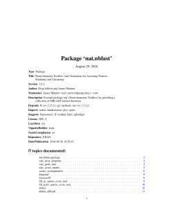 Package `nat.nblast`