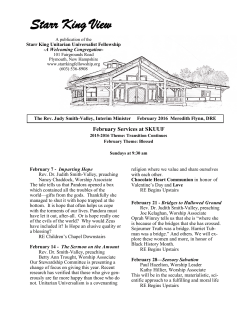 Starr King View - Starr King UU Fellowship
