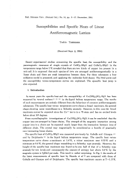 Page 1 Bull. Shimane Univ. (Natural Sci.) No. 14, pp. 8–17