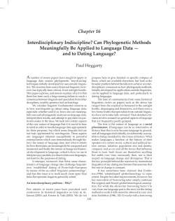 Chapter 16 Interdisciplinary Indiscipline? Can