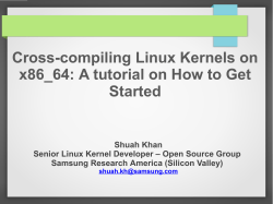 Cross-compiling Linux Kernels on x86_64: A tutorial on How to Get