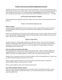 a Detailed Syllabus of the Full Retreat Here