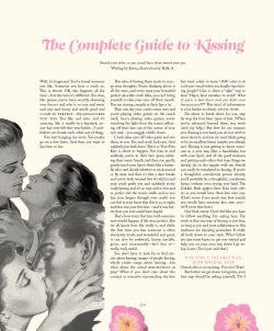 The Complete Guide to Kissing
