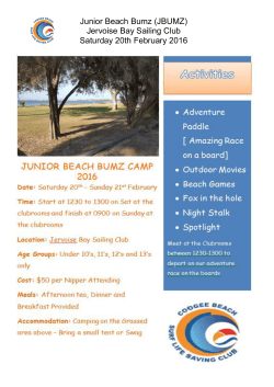 Junior Beach Bumz (JBUMZ) Jervoise Bay