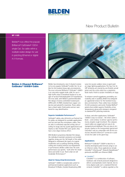 New Product Bulletin