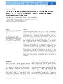 The effects of increasing water content to reduce the energy density