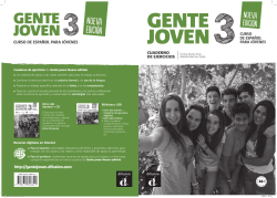 Gente joven 3 - Cuaderno de ejercicios