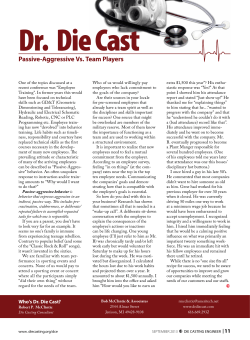 Passive-Aggressive Vs. Team Players