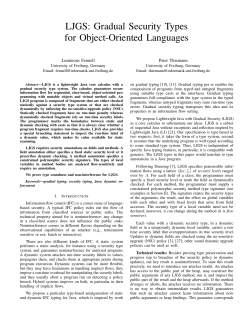 Gradual Security Types for Object-Oriented Languages