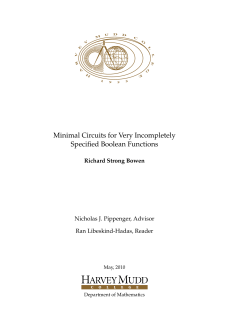 Minimal Circuits for Very Incompletely Specified Boolean Functions