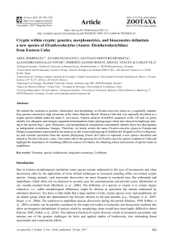 Cryptic within cryptic: genetics, morphometrics, and