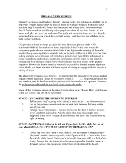 Phrasal Verb Stories