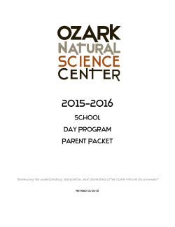 School Day Program Parent Packet