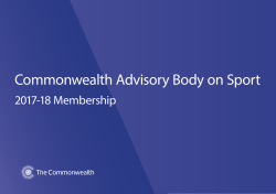The current membership of CABOS (2017-2018)