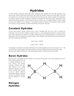 Hydrides