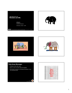 Take-Away Messages Who?