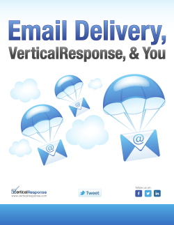 www.verticalresponse.com follow us on: