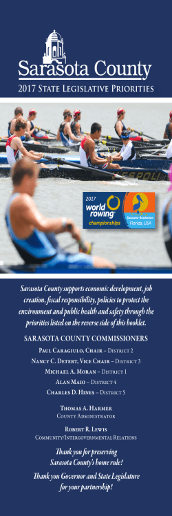 2017 State Legislative Priorities