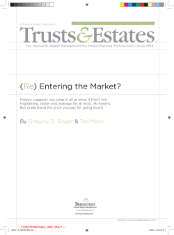 (Re) Entering the Market?