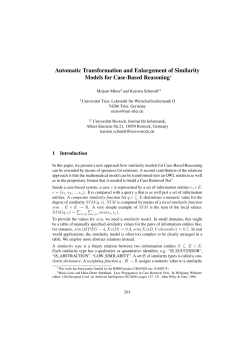 Automatic Transformation and Enlargement of Similarity Models for
