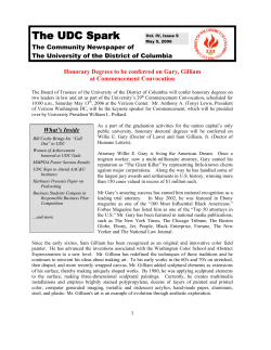 The UDC Spark - University of the District of Columbia