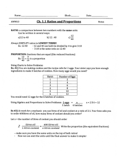 Ch.1 Lesson Notes and Examples