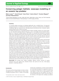 Journal of Applied Ecology 48 - Centre d`&eacute;tudes biologiques de Chiz&eacute;