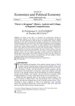 Economics and Political Economy