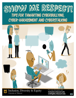 Show Me Respect! Tips for Thwarting Cyberbullying, Cyber