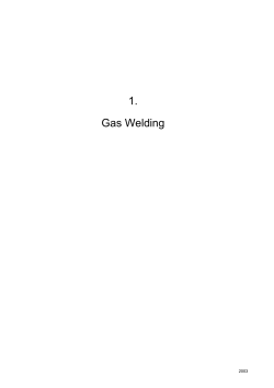 1. Gas Welding