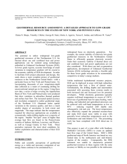 Geothermal Resource Assessment