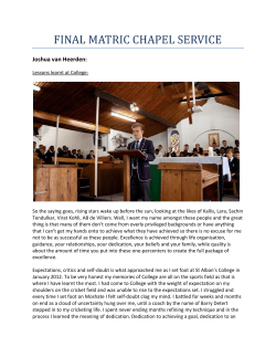 here - St Alban`s College