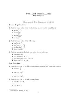 Homework 3 - UCR Math Dept.