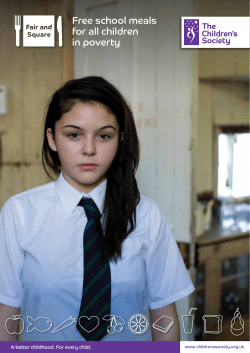 Fair and square - free school meals report summary