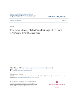 Insurance-Accidental Means Distinguished from Accidental Result