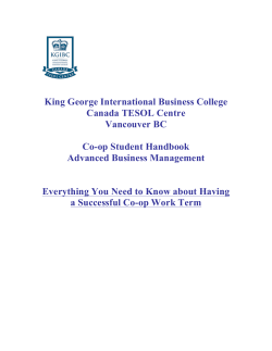 King George International Business College Canada TESOL