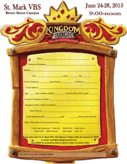 For church use only: Kingdom CREW