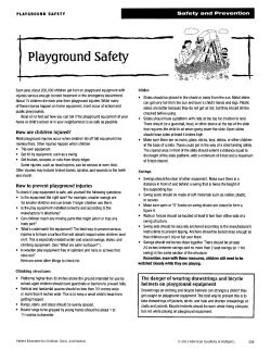 Playground Safety