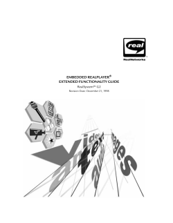 embedded realplayer extended functionality guide
