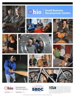 2014 Year in Review - Small Business Development Center