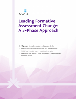 Leading Formative Assessment Change: A 3-Phase Approach